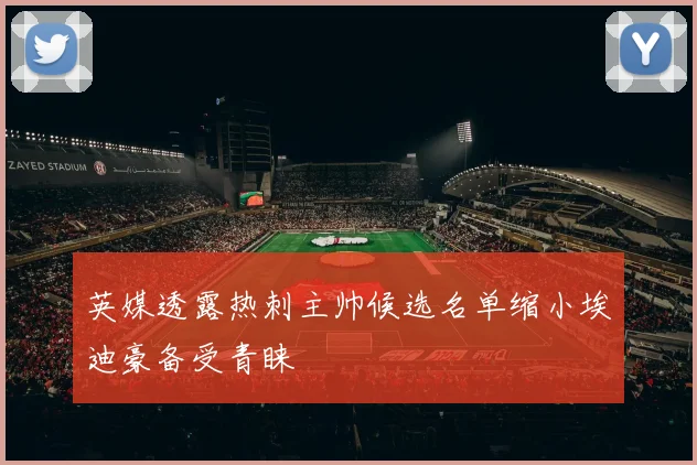 英媒透露热刺主帅候选名单缩小埃迪豪备受青睐